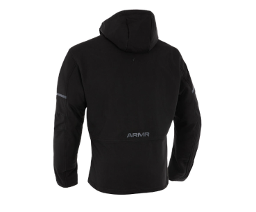 Motorrad-Softshelljacke "Kyoto 1.0" - ARMR - wasserdicht - schwarz